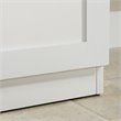 Kingfisher Lane Contemporary Engineered Wood Storage Cabinet in White