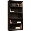 Kingfisher Lane Traditional Engineered Wood 5-Shelf Bookcase in Estate Black