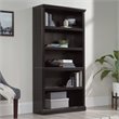 Kingfisher Lane Traditional Engineered Wood 5-Shelf Bookcase in Estate Black