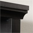 Kingfisher Lane Traditional Engineered Wood 5-Shelf Bookcase in Estate Black
