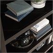 Kingfisher Lane Traditional Engineered Wood 5-Shelf Bookcase in Estate Black