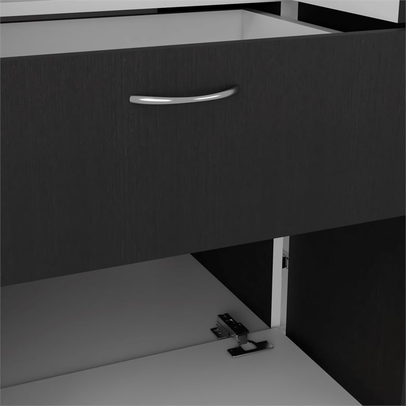 Kingfisher Lane Modern 6-Door Wood Bedroom Armoire in Black Wenge