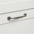 Kingfisher Lane Modern Engineered Wood Wardrobe Armoire in White