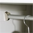 Kingfisher Lane Modern Engineered Wood Wardrobe Armoire in White