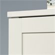Kingfisher Lane Traditional Engineered Wood Pantry Storage Cabinet in White