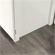 Kingfisher Lane Traditional Engineered Wood Pantry Storage Cabinet in White