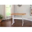 Kingfisher Lane Pine Wood Corner Nook Dining Set with Storage in White & Natural