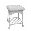 Kingfisher Lane 3 Piece Wicker Conversation Set in White without Cushion