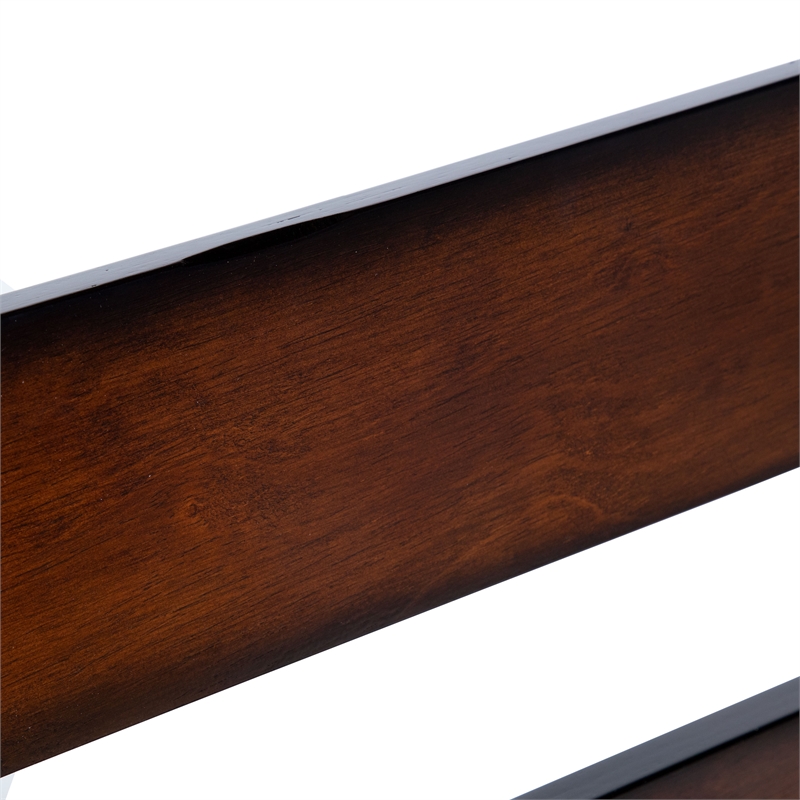 Kingfisher Lane 9-Piece Wood Extendable Dining Set in Dark Cherry