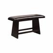 Kingfisher Lane Wood 6-Piece Counter Height Dining Set in Black