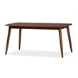 Kingfisher Lane Modern 6 Piece Wood Dining Set in Medium Brown