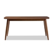 Kingfisher Lane Modern 6 Piece Wood Dining Set in Medium Brown