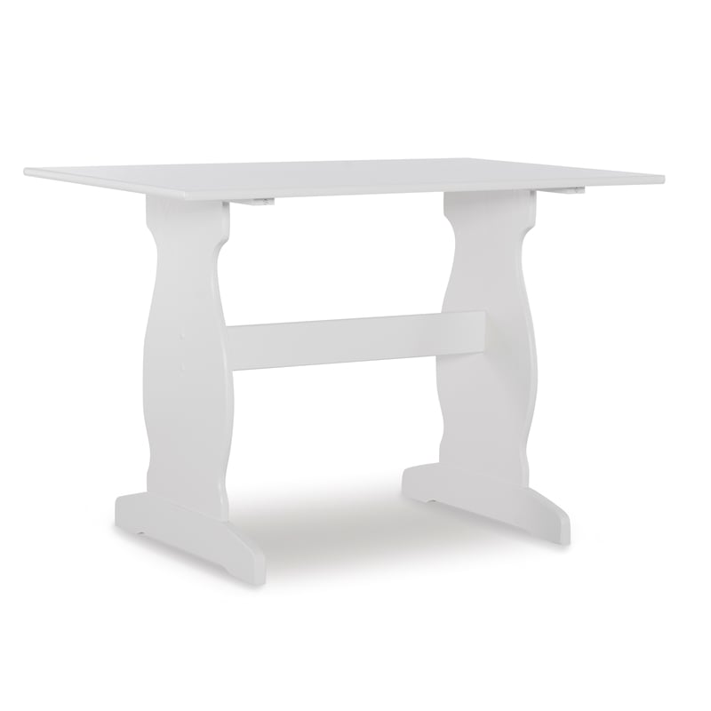 Kingfisher Lane Contemporary Wood Corner Nook Dining Set in Blue