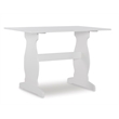 Kingfisher Lane Contemporary Wood Corner Nook Dining Set in Blue