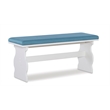 Kingfisher Lane Contemporary Wood Corner Nook Dining Set in Blue
