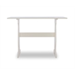 Kingfisher Lane Wood Corner Breakfast Nook Dining Set in Charcoal Gray