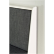 Kingfisher Lane Wood Corner Breakfast Nook Dining Set in Charcoal Gray