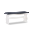Kingfisher Lane Wood Corner Breakfast Nook Dining Set in Charcoal Gray