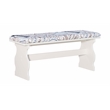 Kingfisher Lane Contemporary Wood Corner Nook Dining Set in White