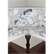 Kingfisher Lane Contemporary Wood Corner Nook Dining Set in White