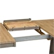 Kingfisher Lane Modern Farm Light Gray 6 Piece Trestle Table Set