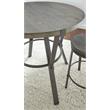 Kingfisher Lane 5 Piece Counter Height Dining Set in Gray and Brown