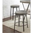 Kingfisher Lane 5 Piece Counter Height Dining Set in Gray and Brown