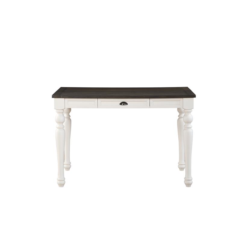 Kingfisher Lane Two-Tone 7 Piece Counter Height Dining Set in White