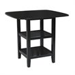Kingfisher Lane 5 Piece Solid Wood Counter Height Dining Set in Black
