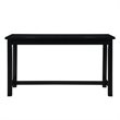 Kingfisher Lane 4 Piece Wood Counter Height Dining Set in Black