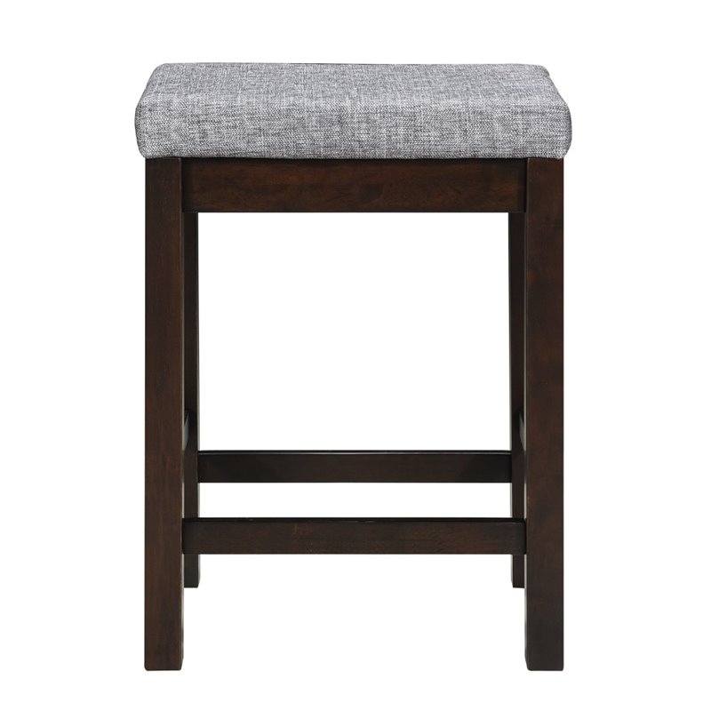 Kingfisher Lane 4 Piece Wood Counter Height Dining Set in Espresso