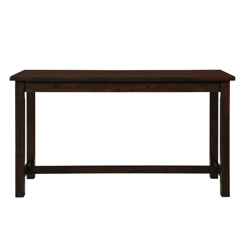 Kingfisher Lane 4 Piece Wood Counter Height Dining Set in Espresso