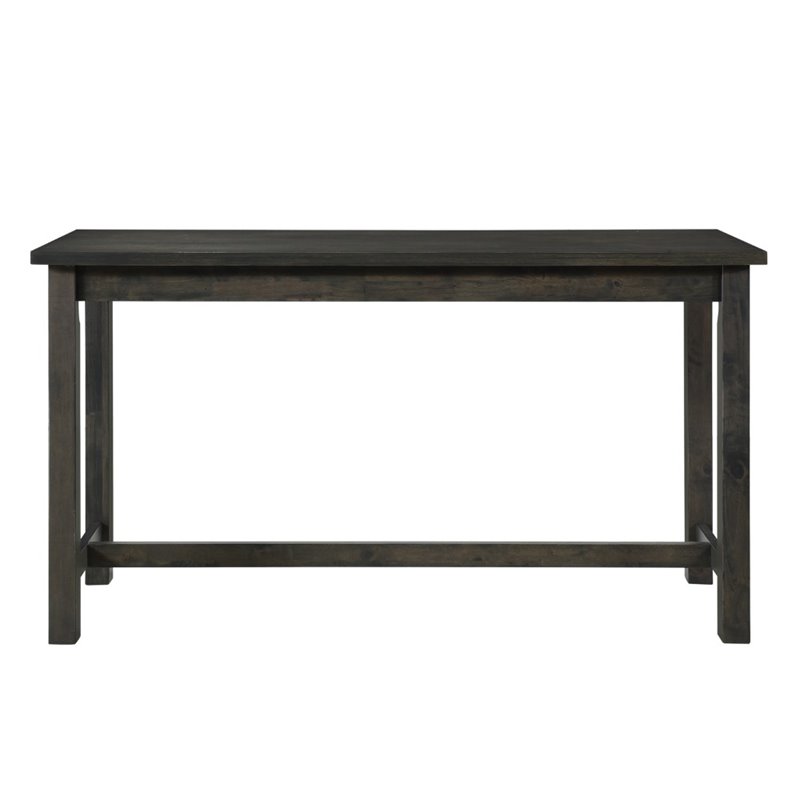 Kingfisher Lane 4 Piece Wood Counter Height Dining Set in Brownish Gray
