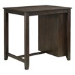 Kingfisher Lane 3 Piece Wood Counter Height Dining Set in Dark Cherry