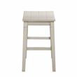 Kingfisher Lane Weathered Ivory Wood 5-Piece Counter Height Dining Set
