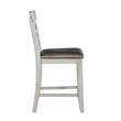 Kingfisher Lane Stone Gray and Charcoal Wood 7-Piece Dining Set