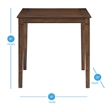Kingfisher Lane Brown Wood 5-piece Counter Height Dining Set