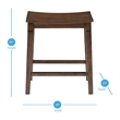 Kingfisher Lane Brown Wood 5-piece Counter Height Dining Set