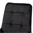 Kingfisher Lane Black and Gold Finished Metal 2-Piece Dining Chair Set
