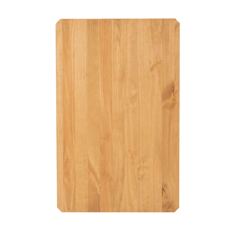 Kingfisher Lane Modern Pine Wood Corner Dining Nook Set in Natural