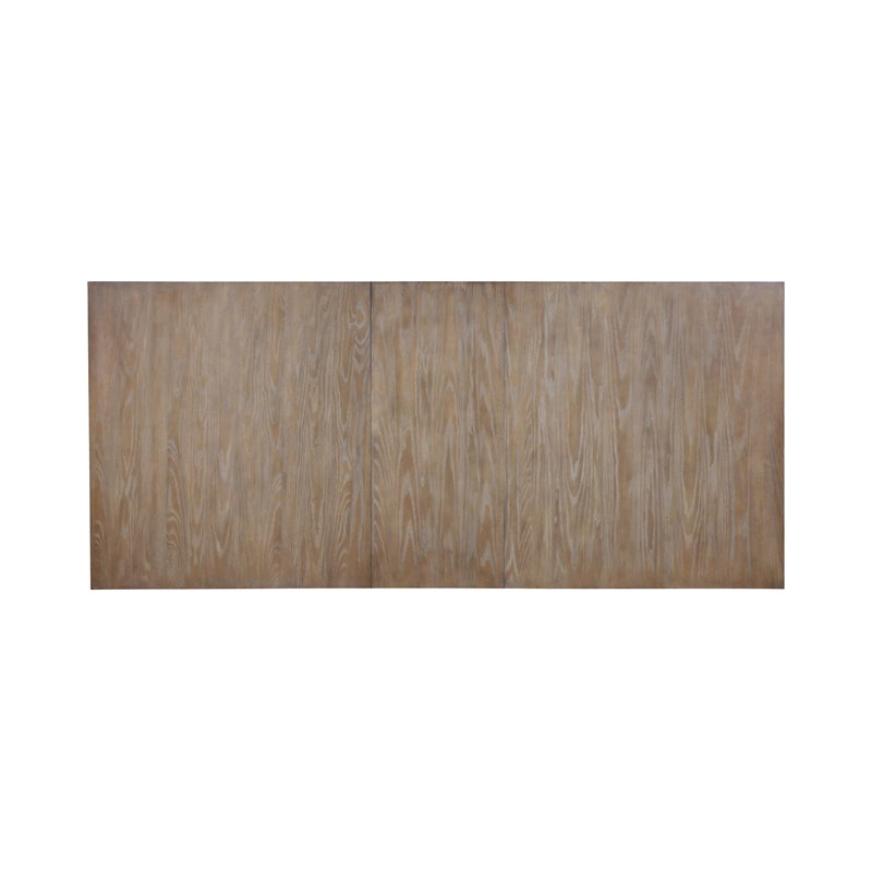 Kingfisher Lane 7-piece Rectangular Trestle Wood Dining Set Barley Brown