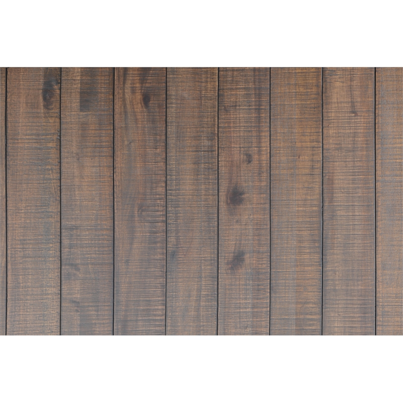 Kingfisher Lane Solid Mahogany Wood Breakfast Nook Set in Gray