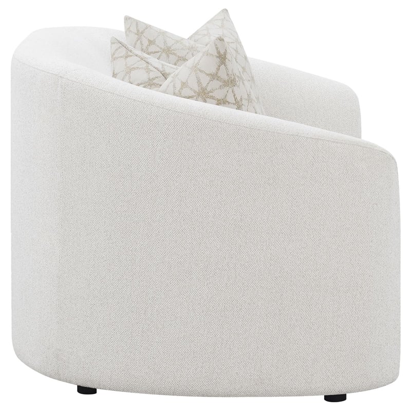 Kingfisher Lane 2-piece Fabric Upholstered Tight Back Living Room Set Latte