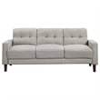 Kingfisher Lane 3-Piece Upholstered Fabric Sofa Set with Track Arms in Beige