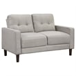 Kingfisher Lane 3-Piece Upholstered Fabric Sofa Set with Track Arms in Beige