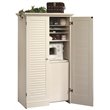 Kingfisher Lane Contemporary Craft Armoire in Antique White Finish
