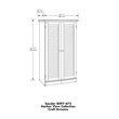 Kingfisher Lane Contemporary Craft Armoire in Antique White Finish