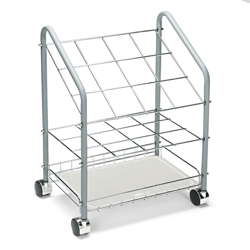 Kingfisher Lane Tubular Steel Wire Roll File -12 Compartments