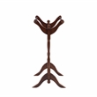 Kingfisher Lane Contemporary Heirloom Wood Blanket Rack in Cherry