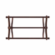 Kingfisher Lane Contemporary Heirloom Wood Blanket Rack in Cherry